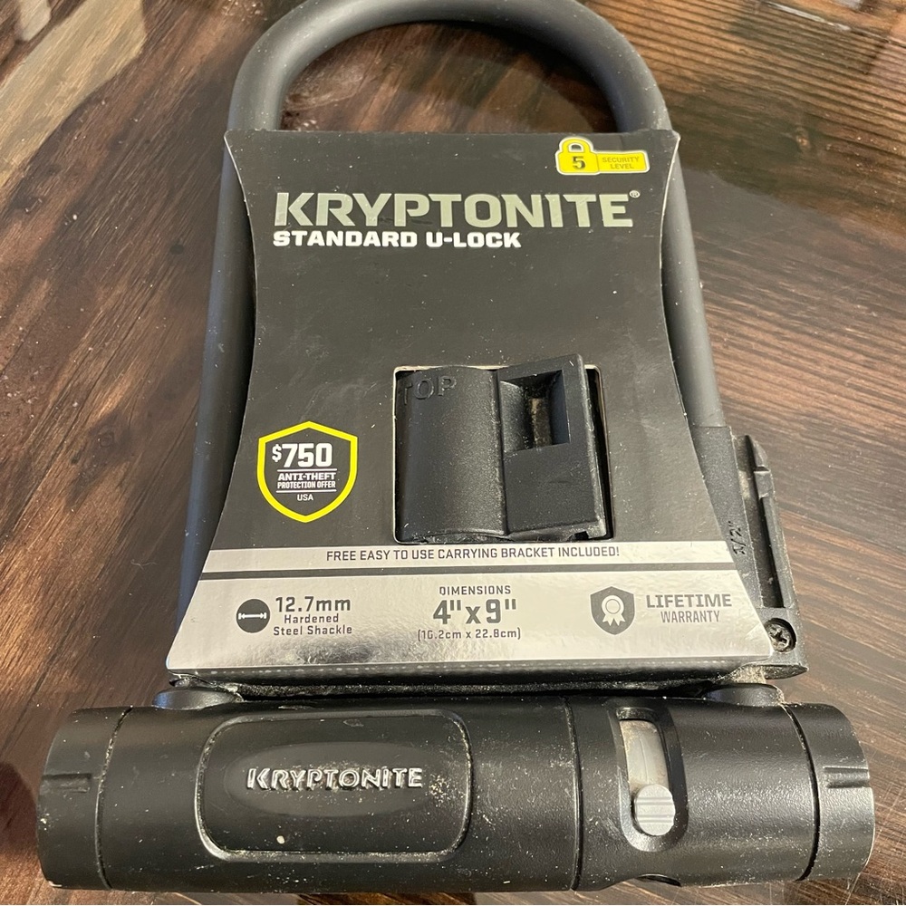 Kryptonite U-lock bike lock